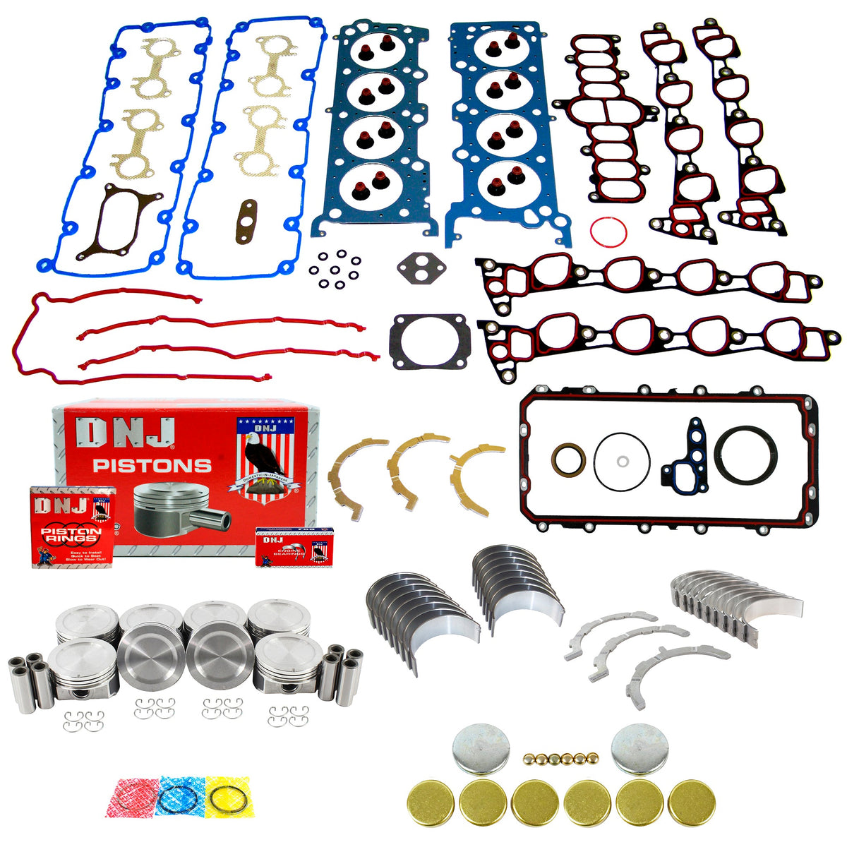 DNJ Engine Rebuild Kit 1997-1998 Ford, Lincoln 5.4L