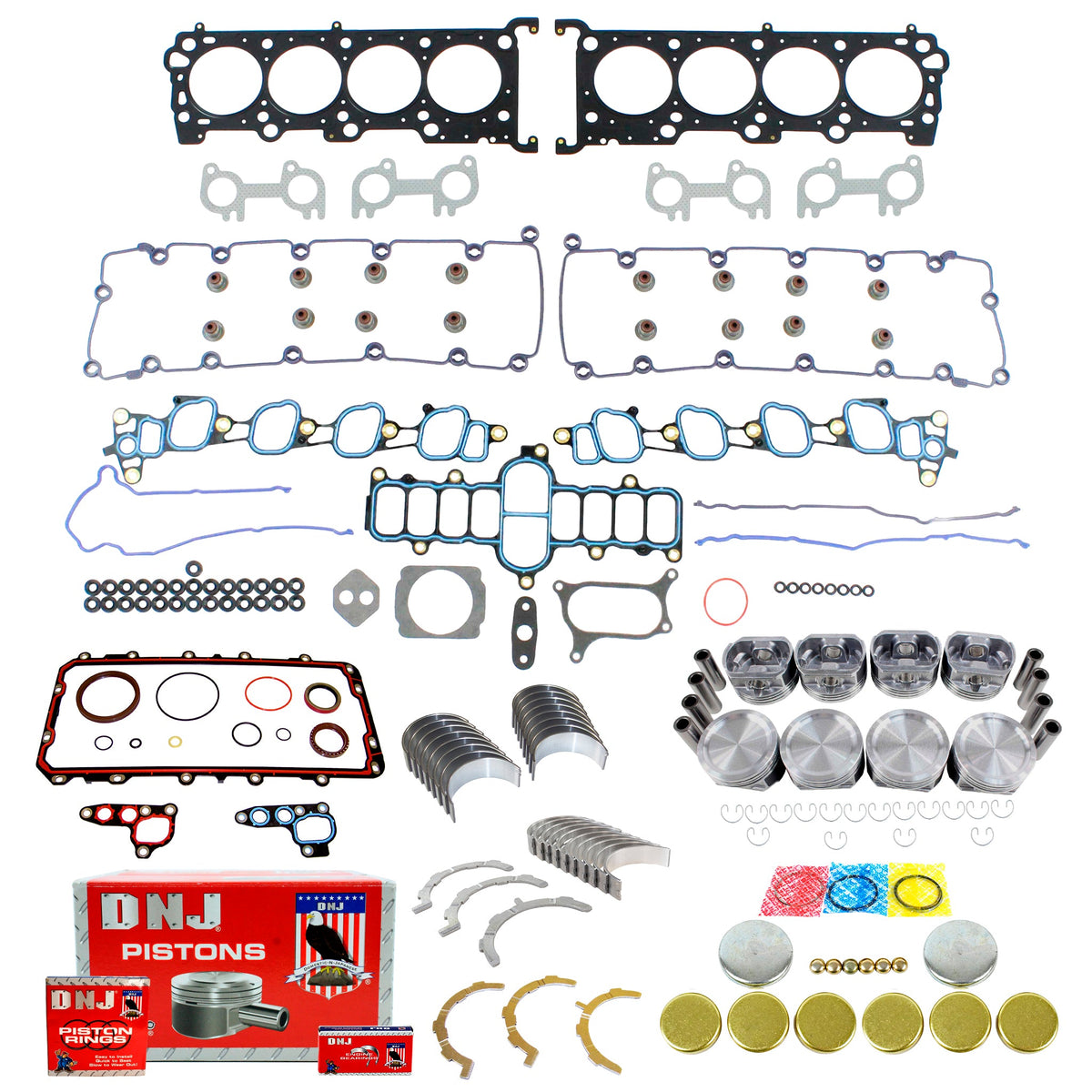 DNJ Engine Rebuild Kit 1999 Lincoln 5.4L