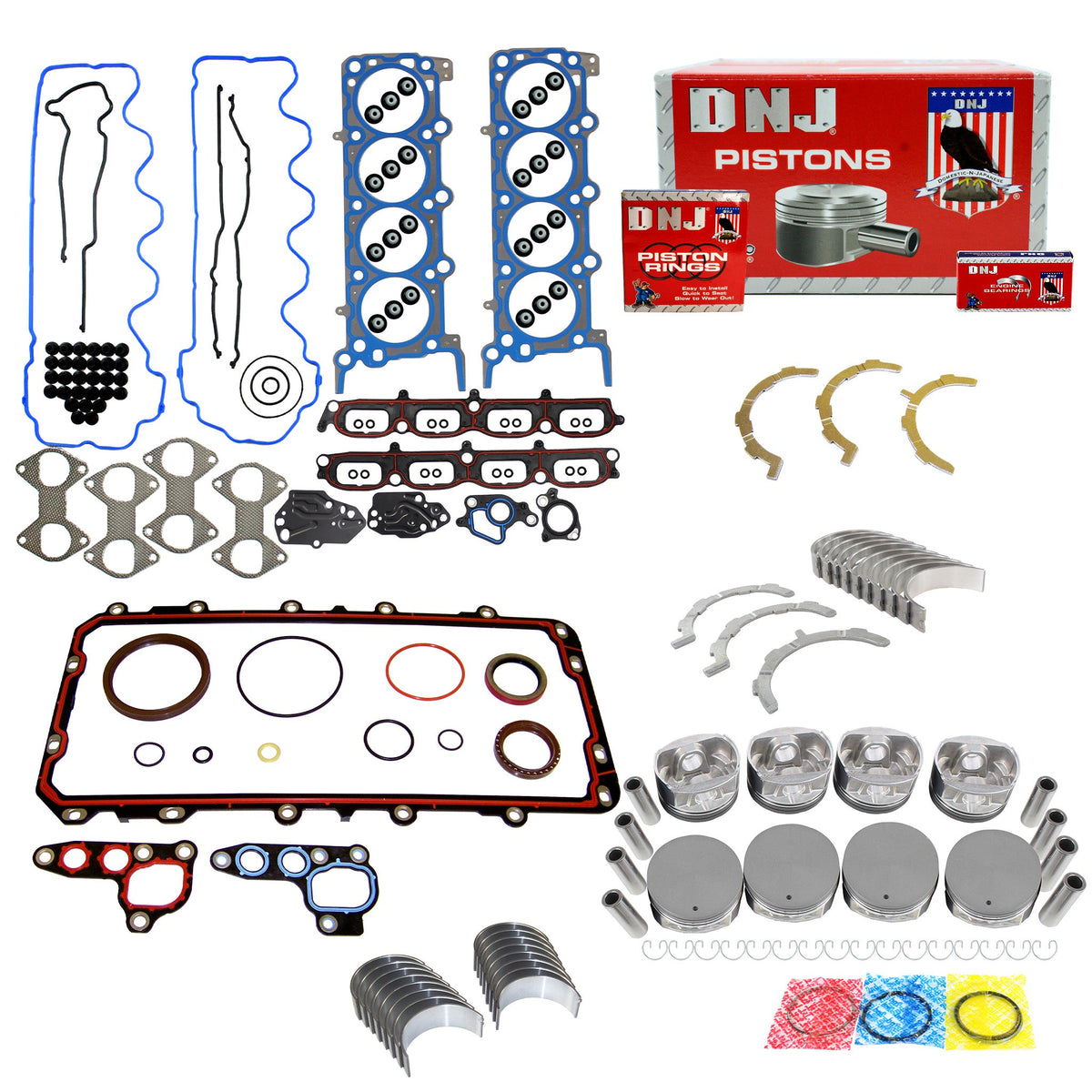 DNJ Engine Rebuild Kit 2007-2014 Ford, Lincoln 5.4L V8