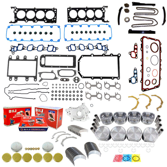 DNJ Master Engine Rebuild Kit 1999-2000 Ford 5.4L