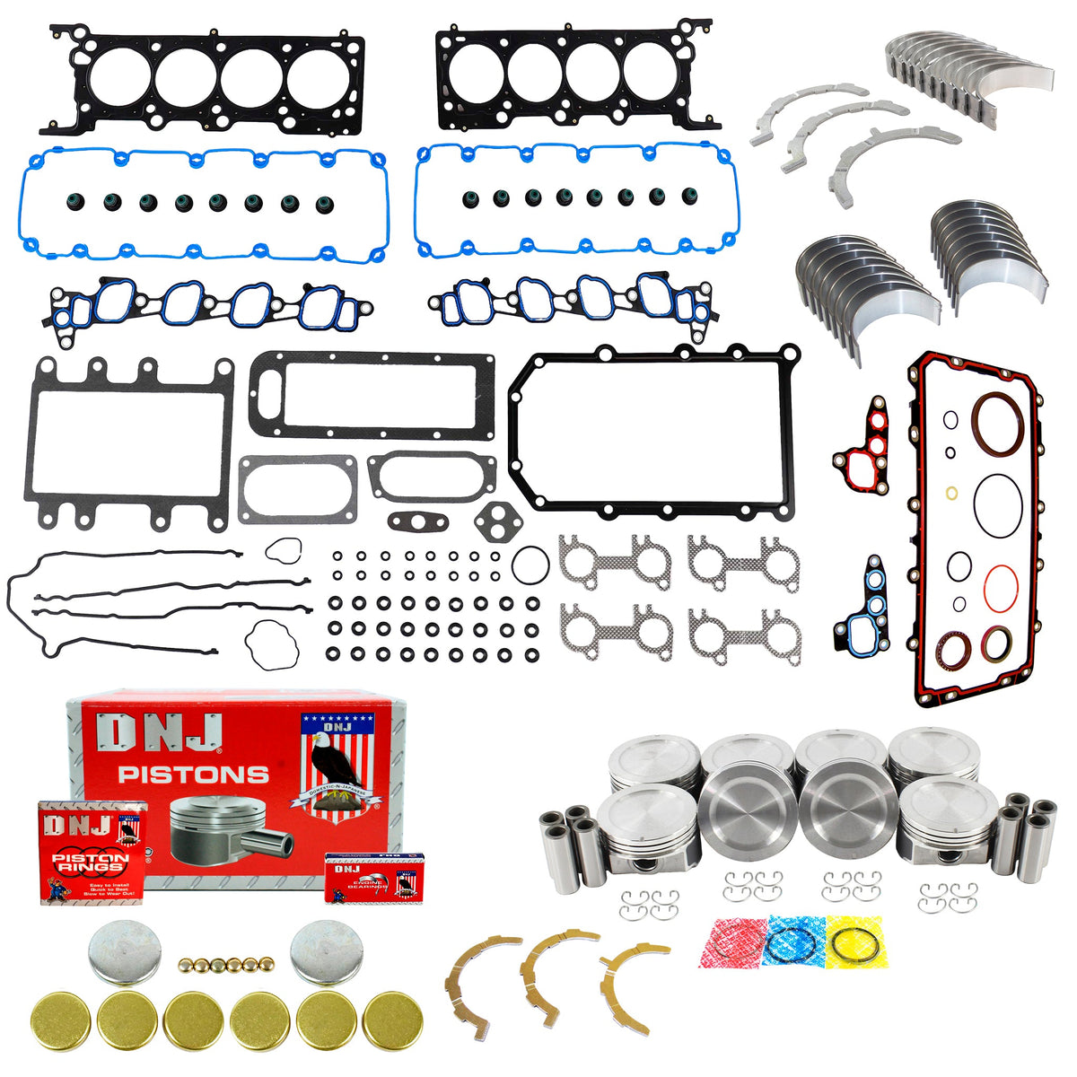 DNJ Engine Rebuild Kit 2000-2004 Ford 5.4L