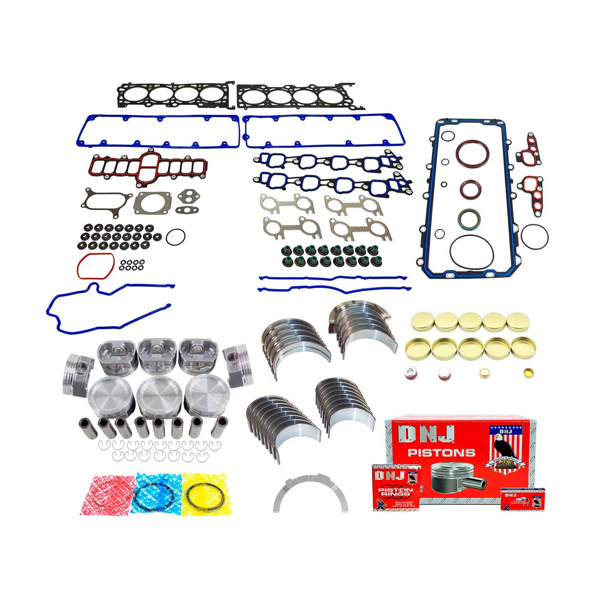 DNJ Engine Rebuild Kit 2002-2004 Ford 4.6L