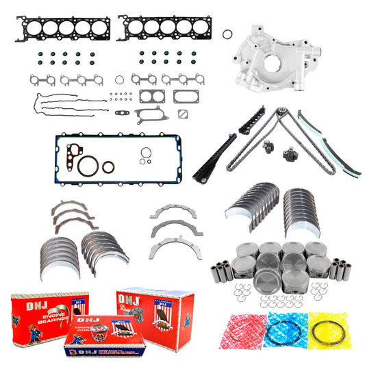 DNJ Master Engine Rebuild Kit 2002 Ford 6.8L