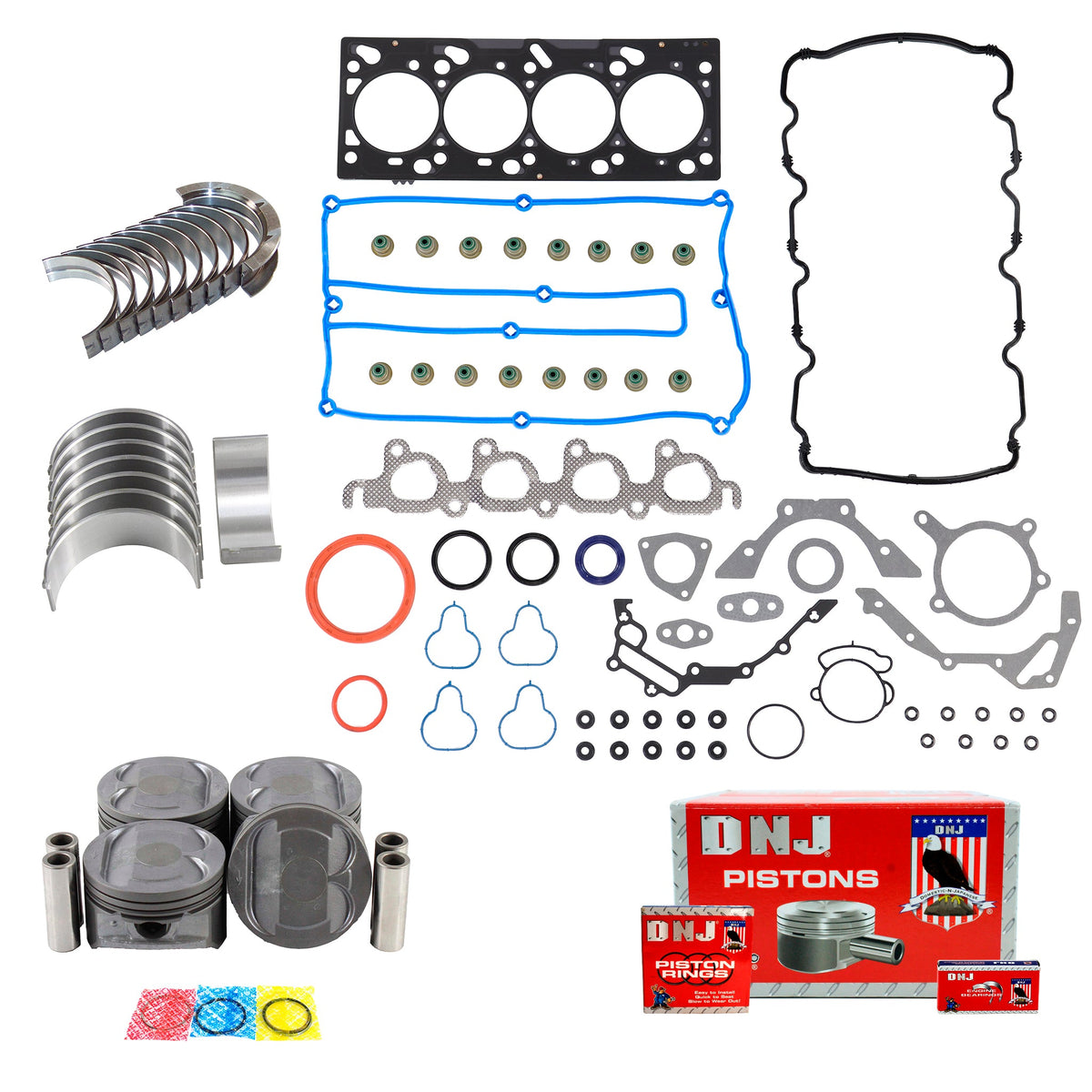 DNJ Engine Rebuild Kit 1998-1999 Ford, Mercury 2.0L