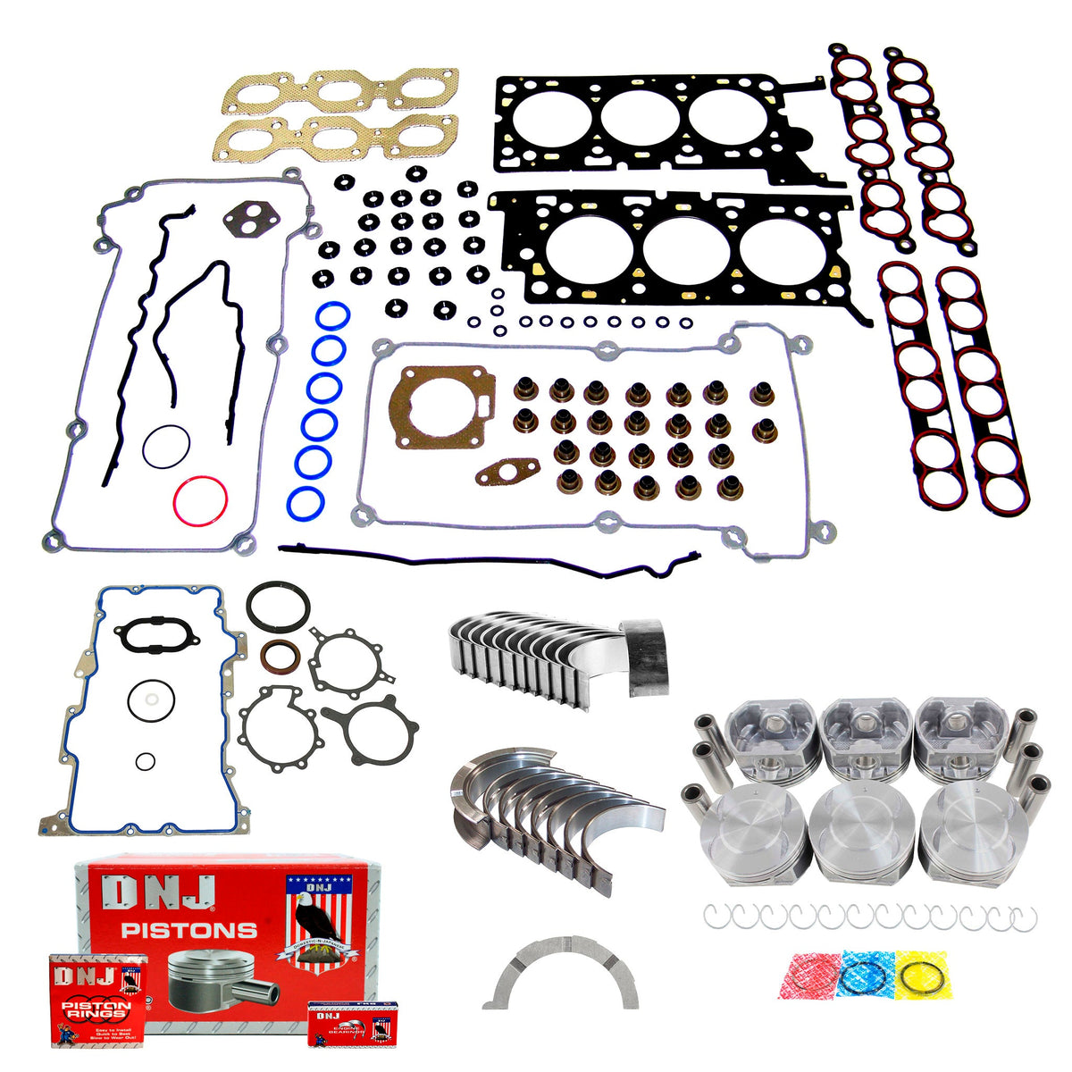 DNJ Engine Rebuild Kit 1996-1998 Ford, Mercury 3.0L