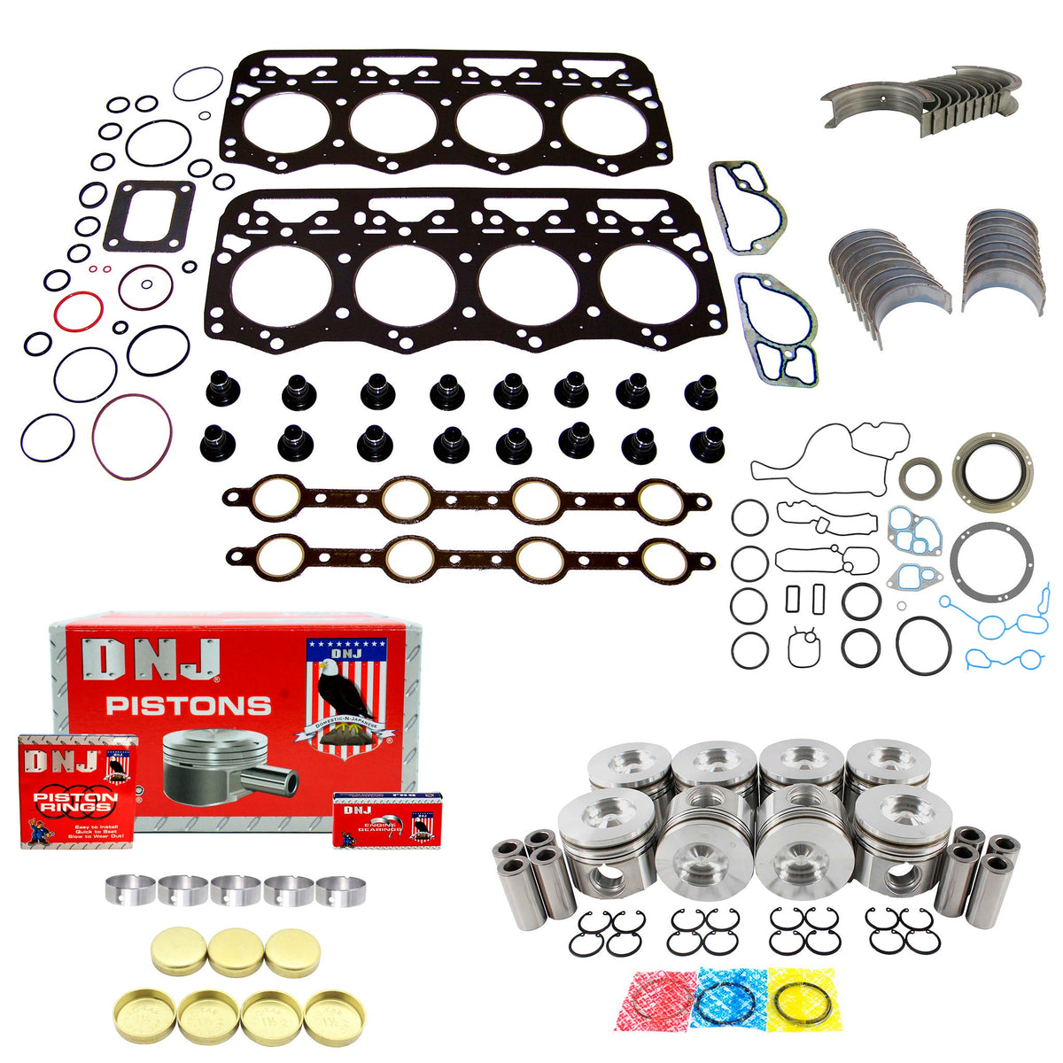 DNJ Engine Rebuild Kit 1994-1999 Ford 7.3L