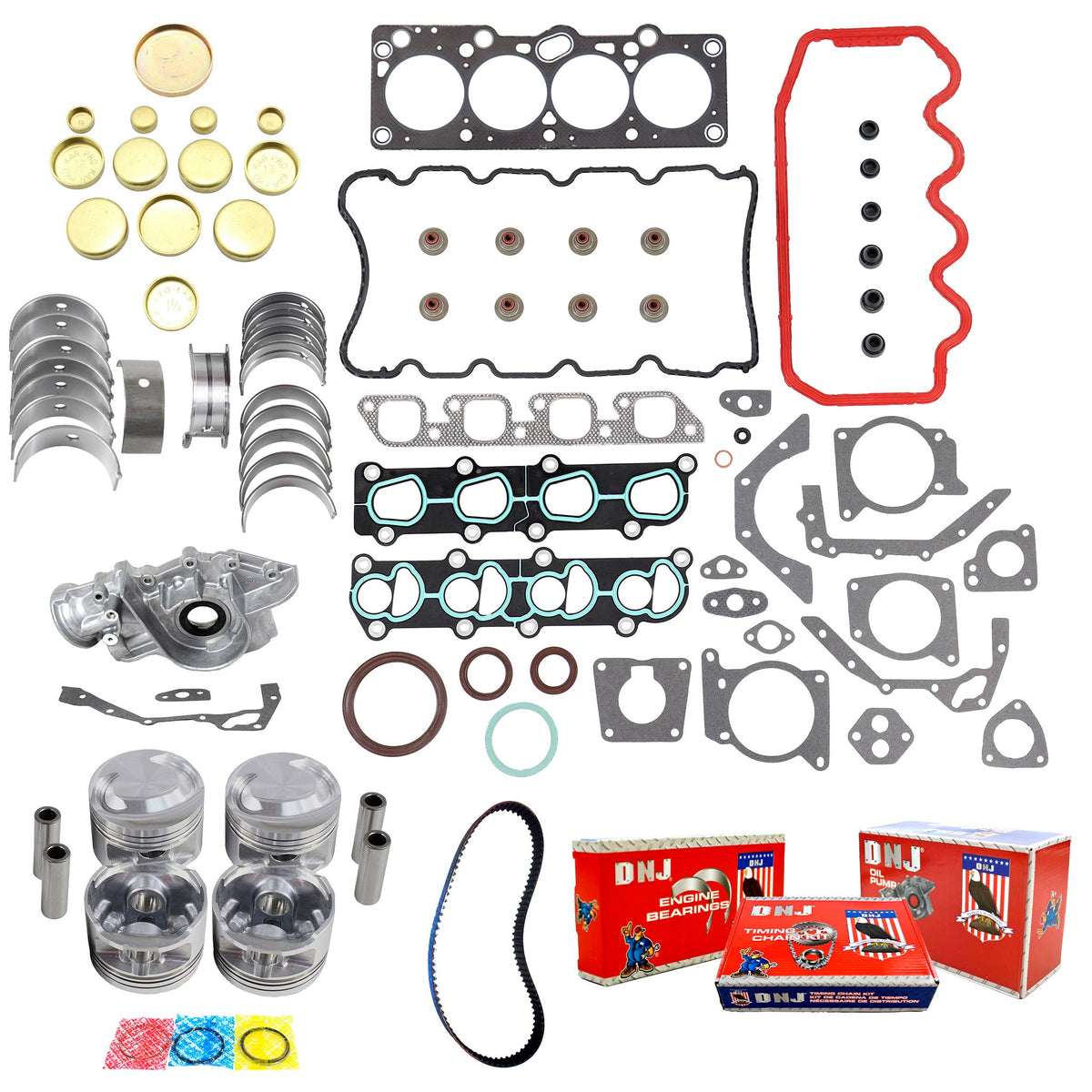 DNJ Master Engine Rebuild Kit 1997-1999 Ford, Mercury 2.0L