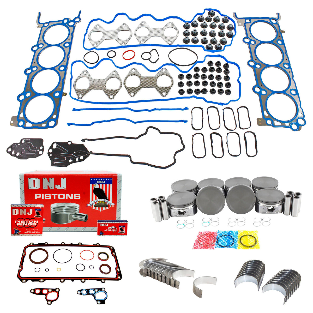 DNJ Engine Rebuild Kit 2007-2008 Ford, Mercury 4.6L