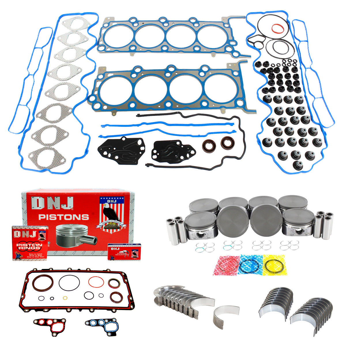 DNJ Engine Rebuild Kit 2009-2010 Ford, Mercury 4.6L