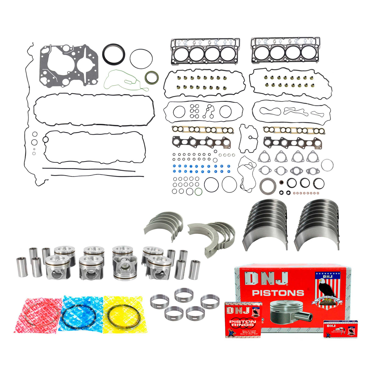 DNJ Engine Rebuild Kit 2008-2010 Ford 6.4L