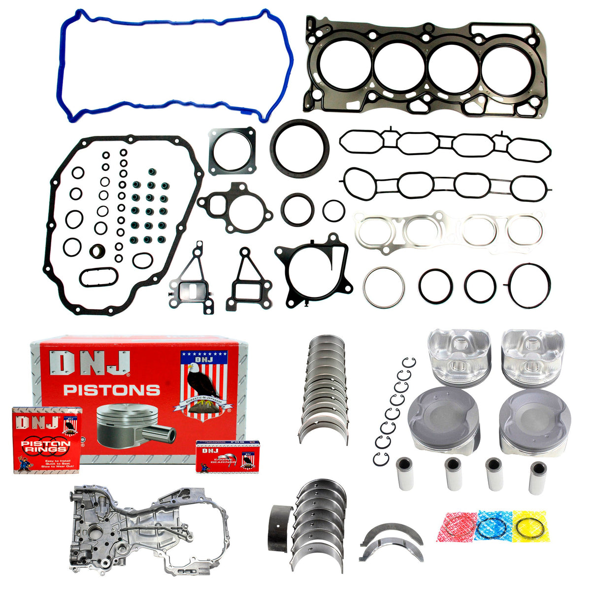 DNJ Master Engine Rebuild Kit 2013-2017 Nissan Altima 2.5L
