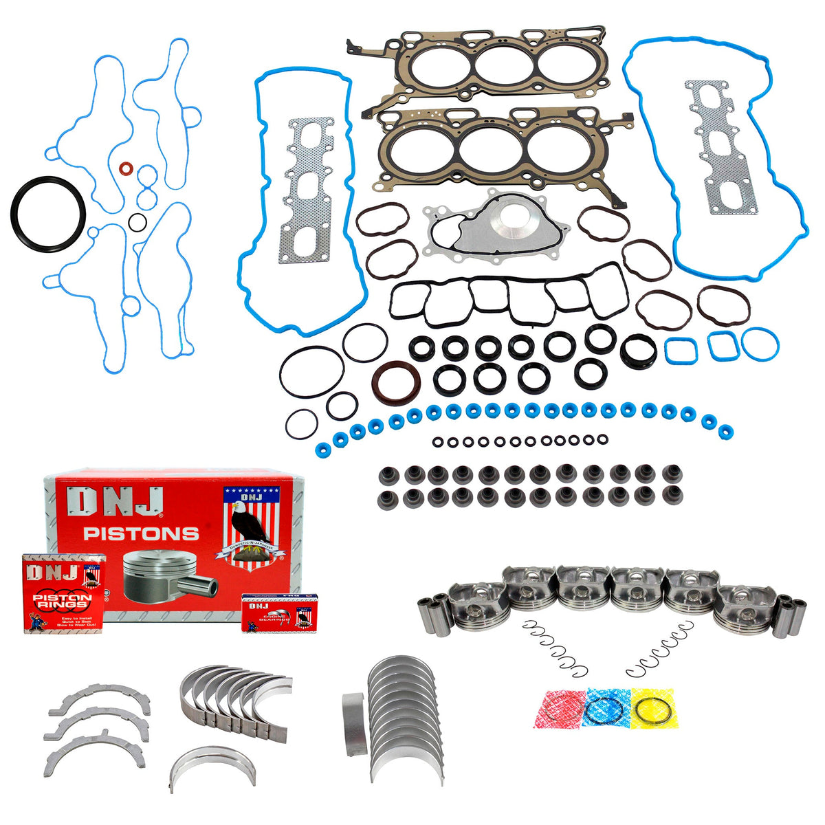 DNJ Engine Rebuild Kit 2011-2017 Ford 3.7L