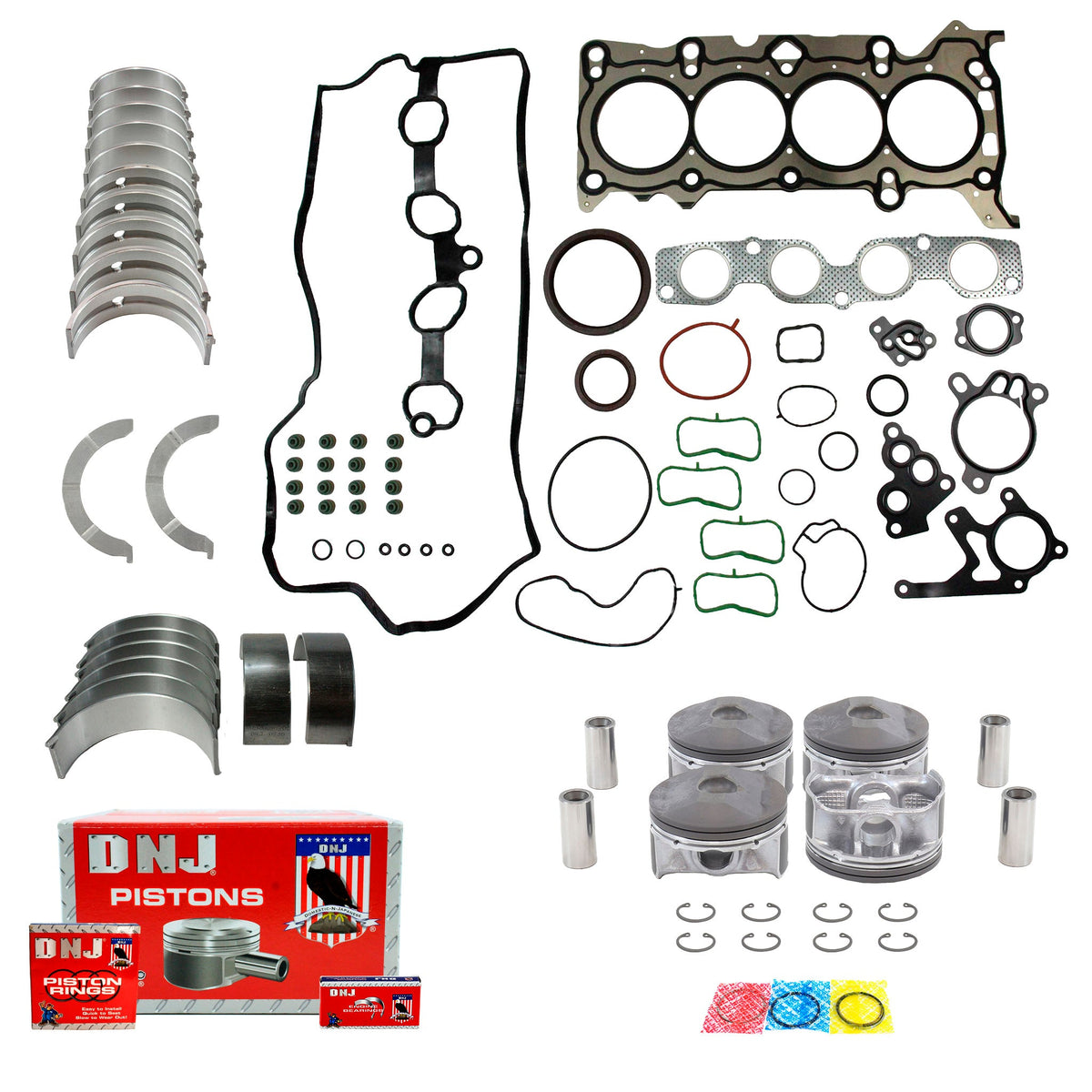 DNJ Engine Rebuild Kit 2013-2016 Mazda 2.0L