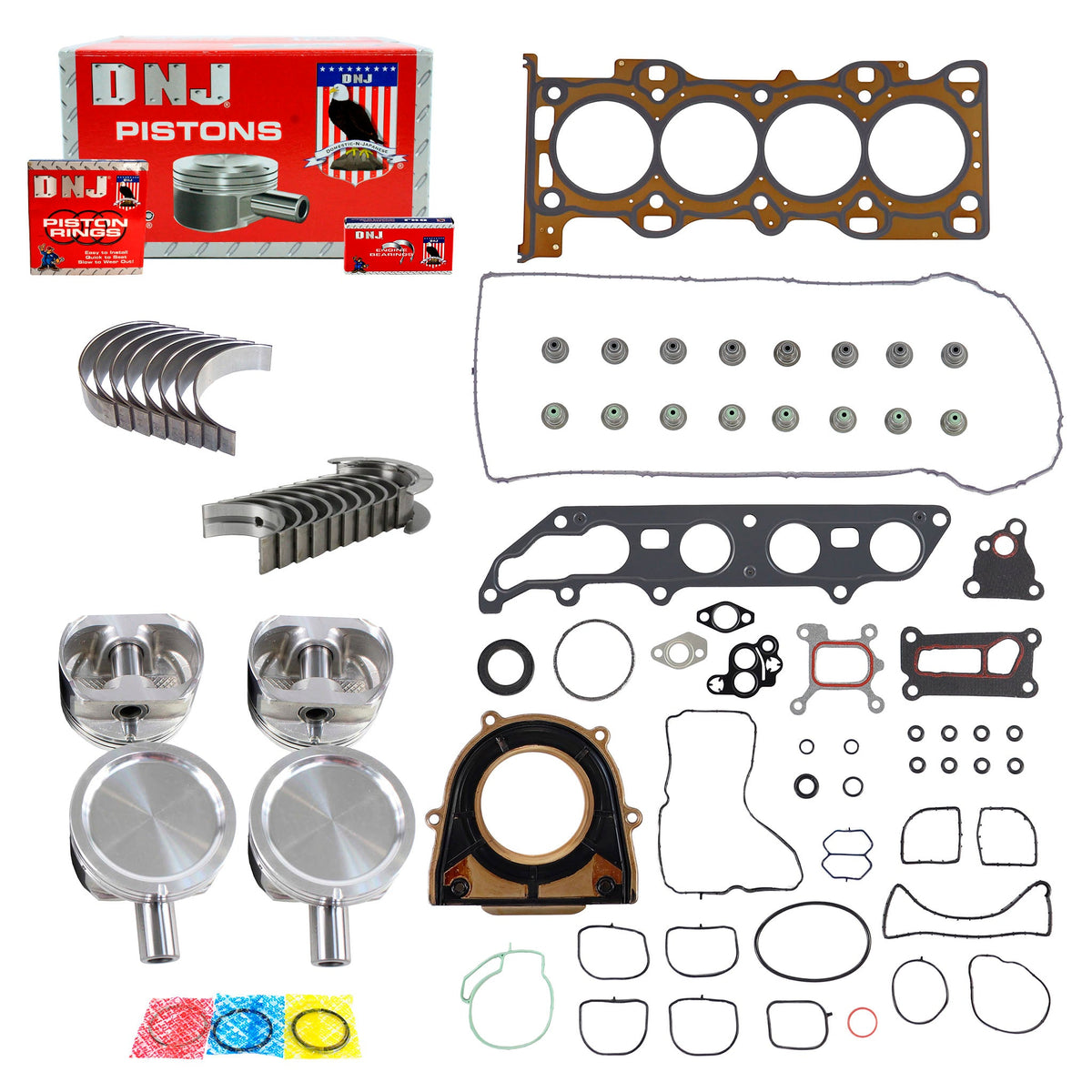 DNJ Engine Rebuild Kit 2004-2006 Ford 2.3L