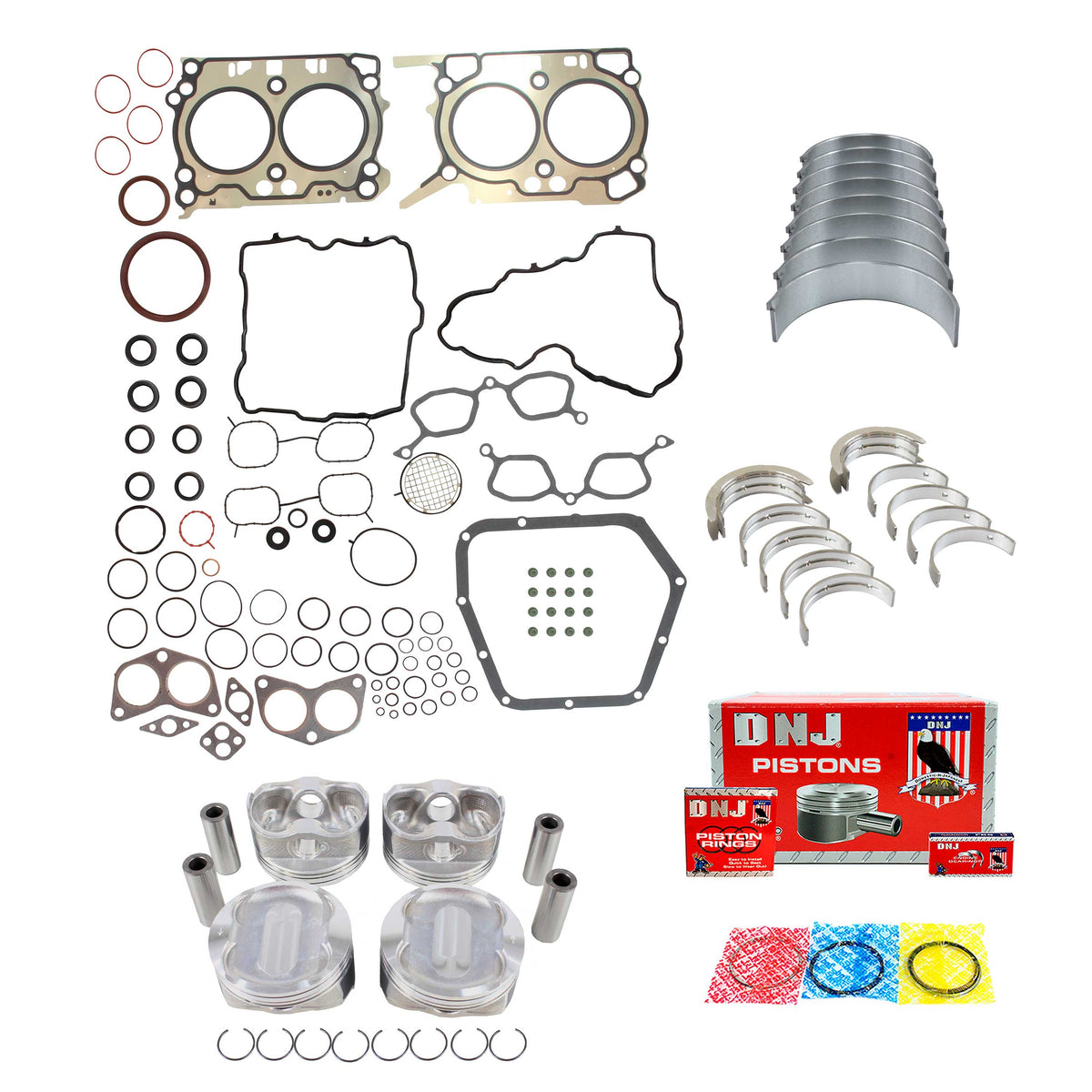 DNJ Engine Rebuild Kit 2011-2015 Subaru 2.5L H4