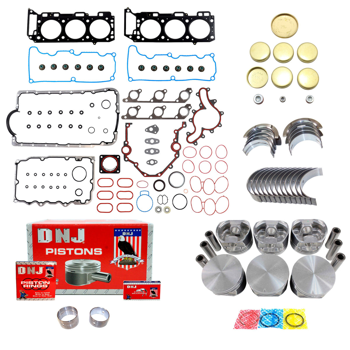 DNJ Engine Rebuild Kit 2001-2009 Ford, Mazda, Mercury 4.0L