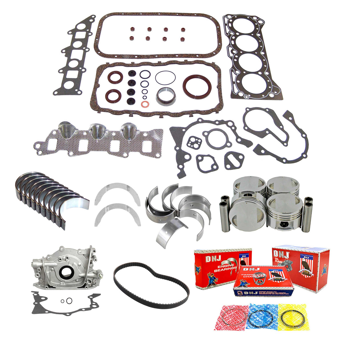 DNJ Master Engine Rebuild Kit 1989-1995 Suzuki 1.3L