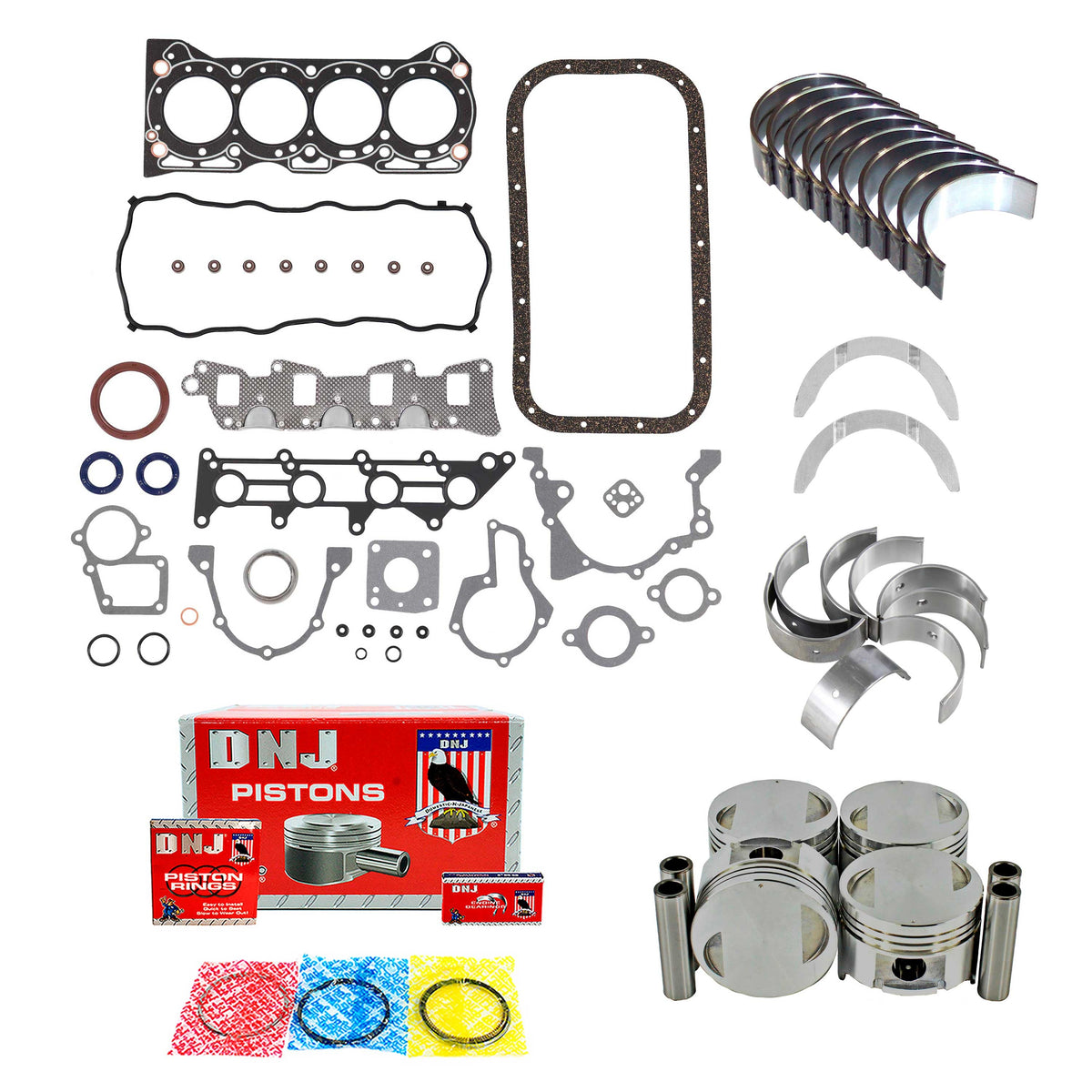DNJ Engine Rebuild Kit 1995-1997 Geo, Suzuki 1.3L