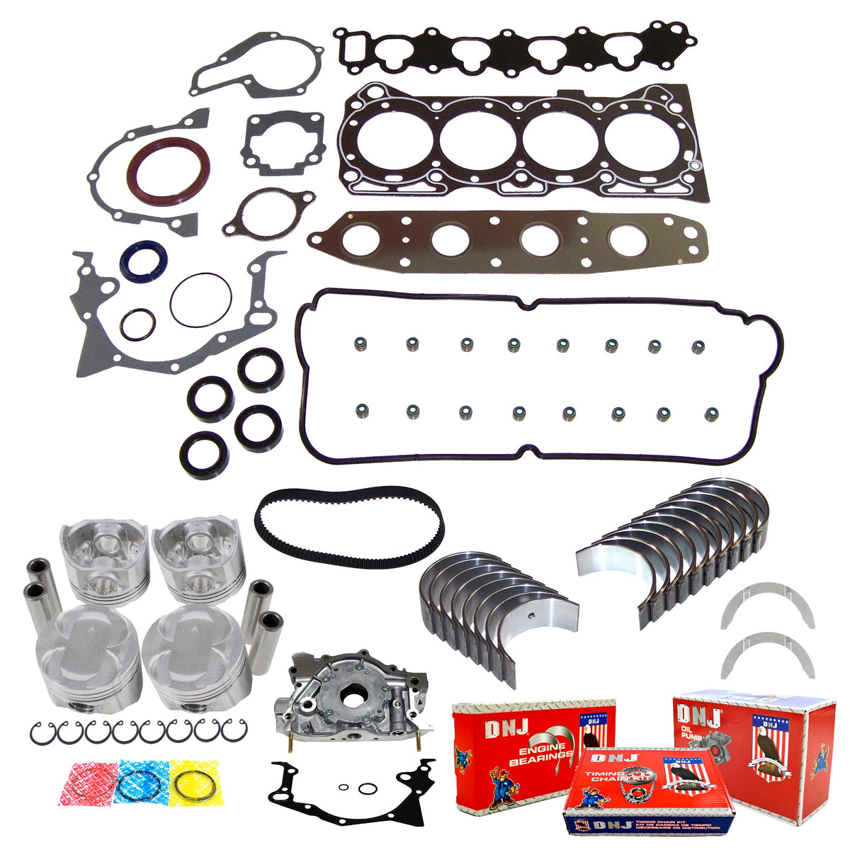 DNJ Master Engine Rebuild Kit 1998-2001 Chevrolet 1.3L