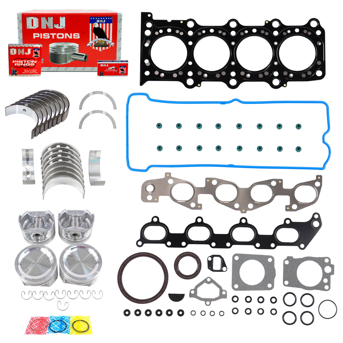 DNJ Engine Rebuild Kit 1996-2003 Chevrolet, Suzuki 1.8L-2.0L