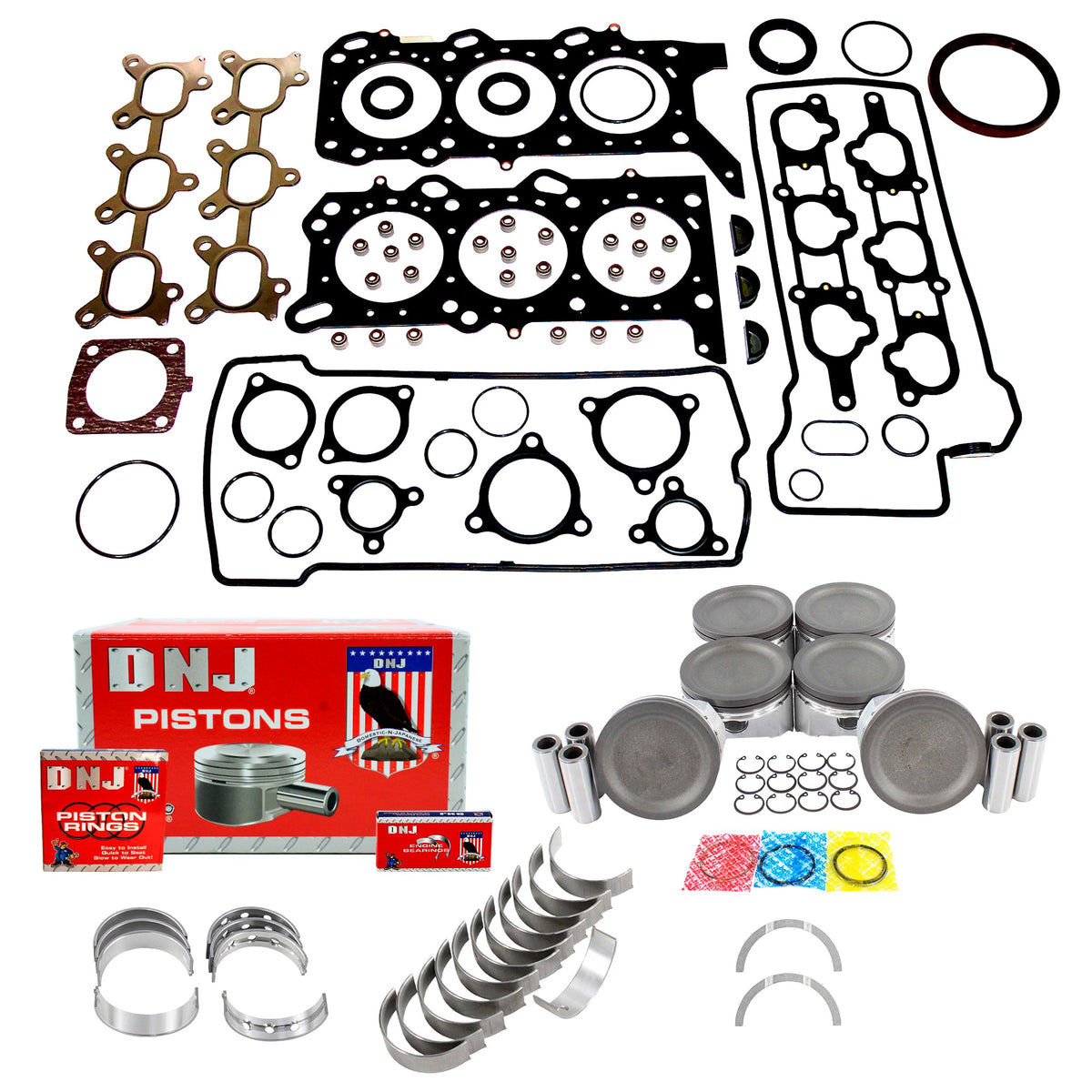 DNJ Engine Rebuild Kit 2001-2006 Suzuki 2.7L