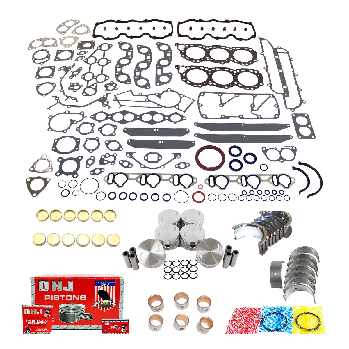 DNJ Engine Rebuild Kit 1987-1995 INFINITI, Nissan 3.0L