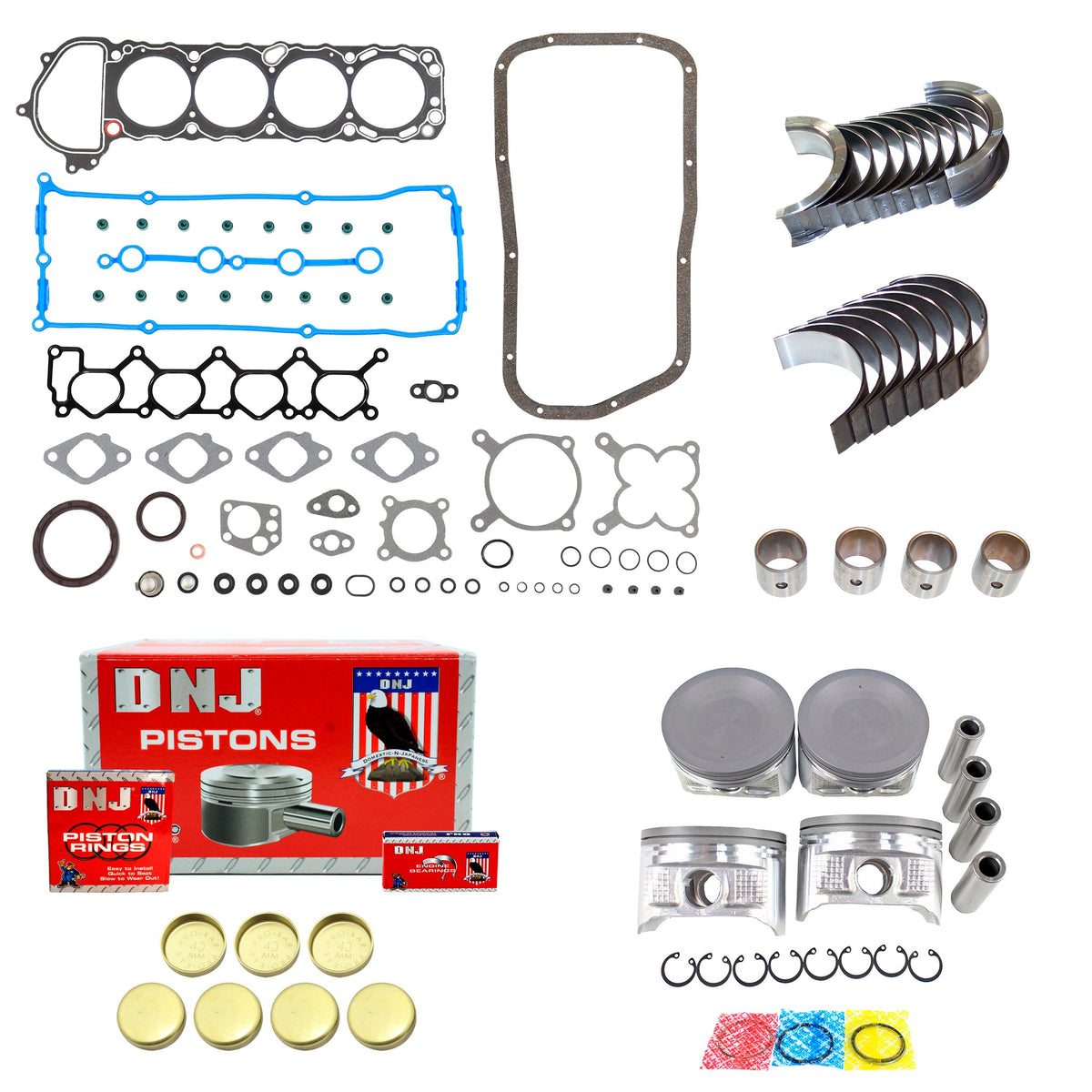 DNJ Engine Rebuild Kit 1998-2004 Nissan 2.4L
