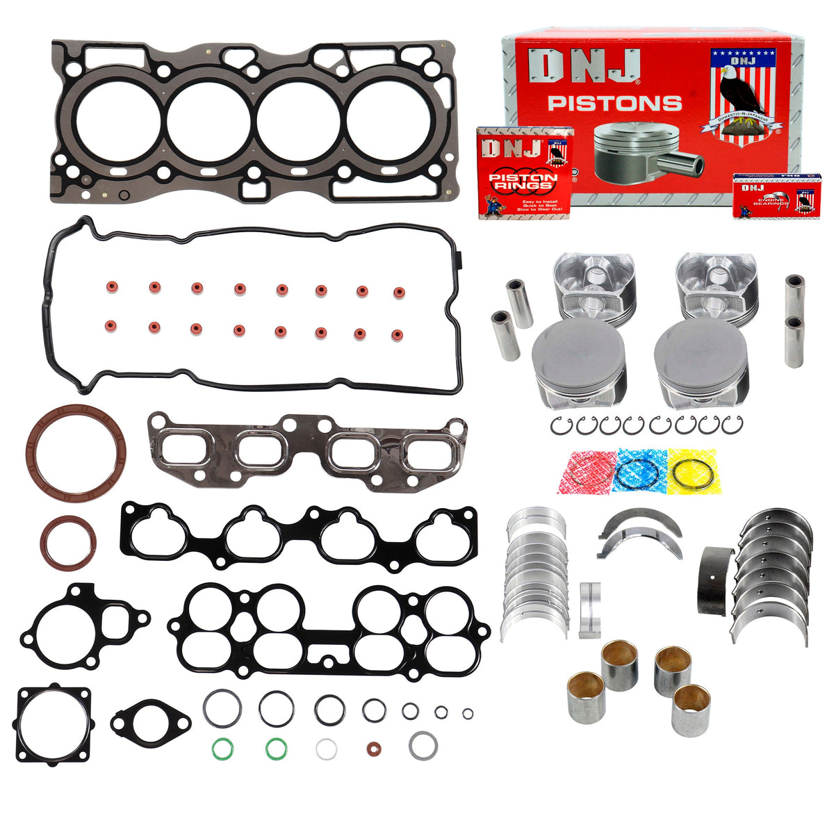 DNJ Engine Rebuild Kit 2002-2006 Nissan 2.5L