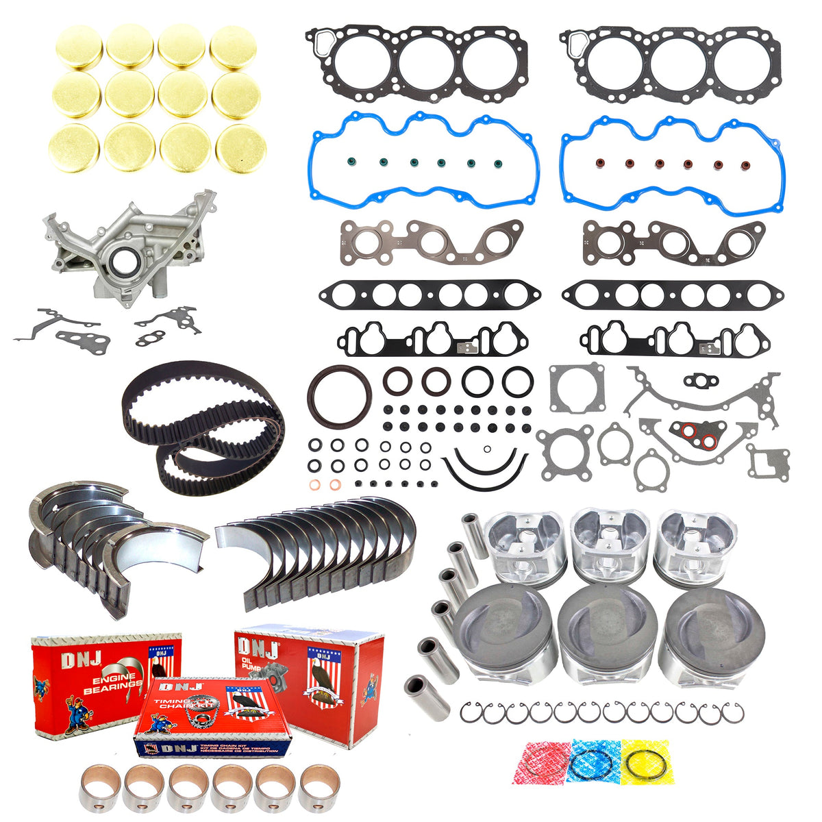 DNJ Master Engine Rebuild Kit 1999-2004 Nissan 3.3L