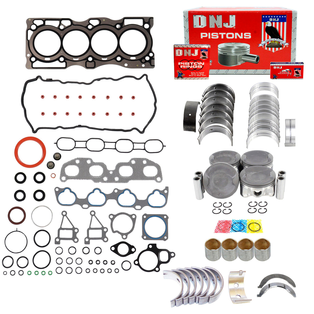 DNJ Engine Rebuild Kit 2007-2013 Nissan 2.5L