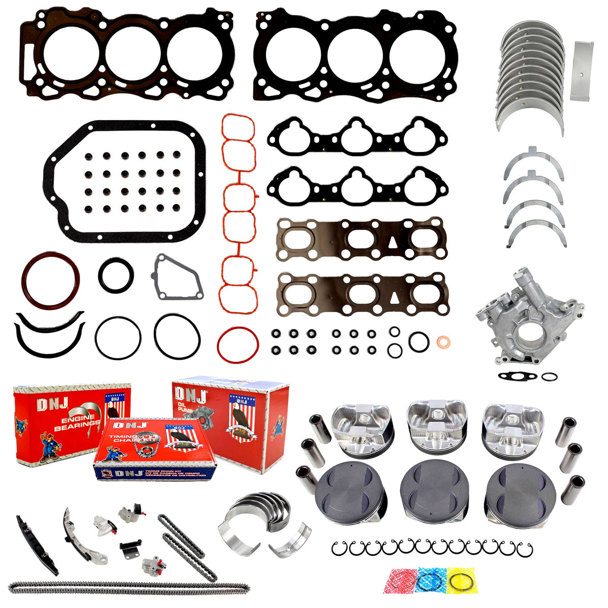 DNJ Master Engine Rebuild Kit 2009-2014 Nissan 3.5L