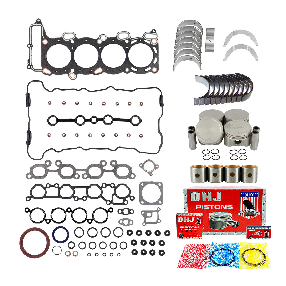 DNJ Engine Rebuild Kit 1994-1999 INFINITI, Nissan 2.0L