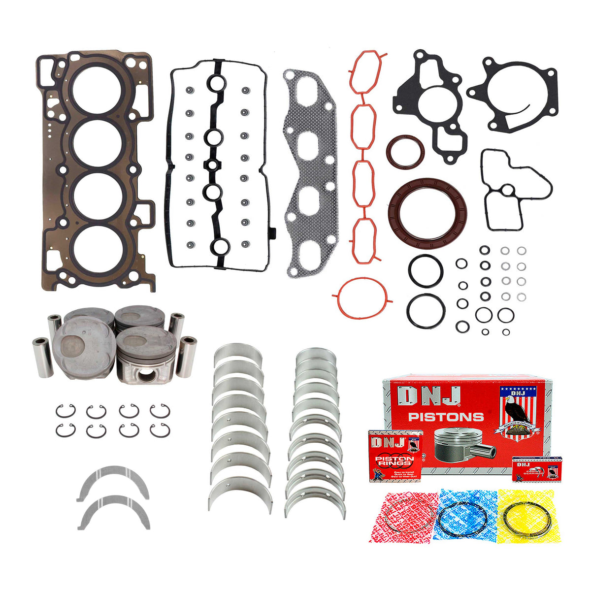 DNJ Engine Rebuild Kit 2011-2017 Nissan 1.6L