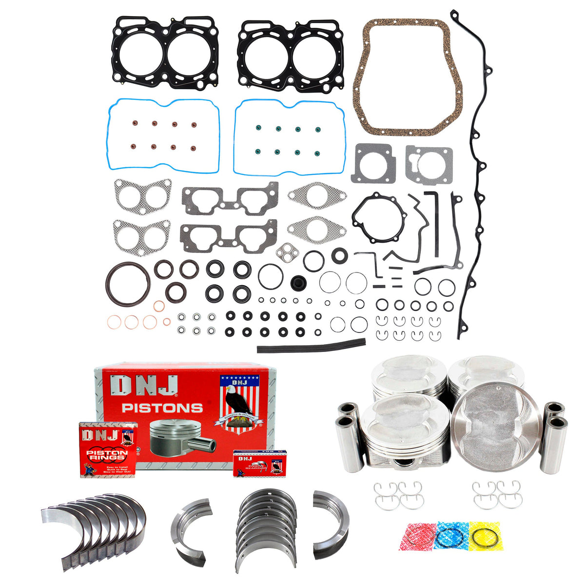 DNJ Engine Rebuild Kit 2006-2011 Subaru 2.5L