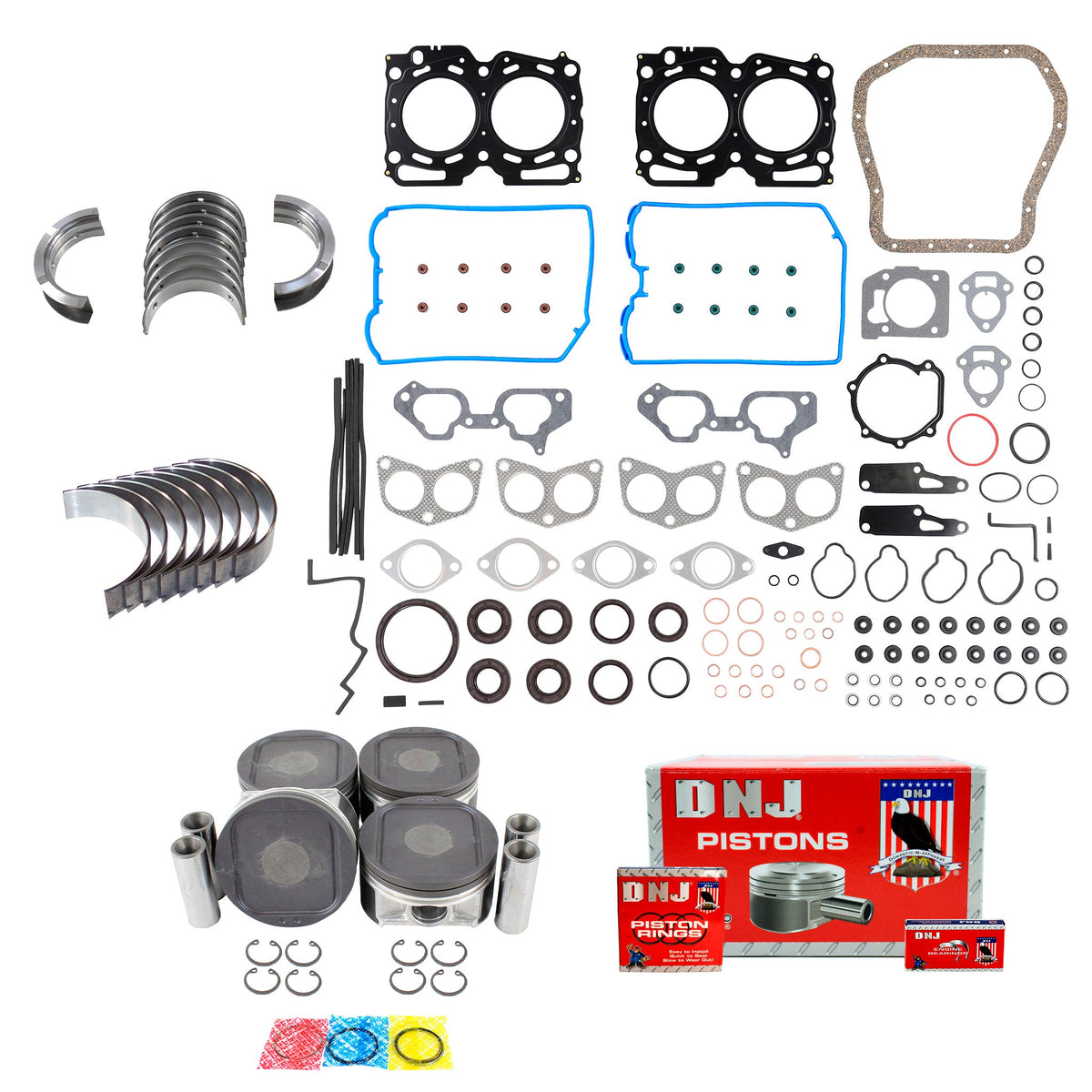 DNJ Engine Rebuild Kit 2002-2005 Saab, Subaru 2.0L
