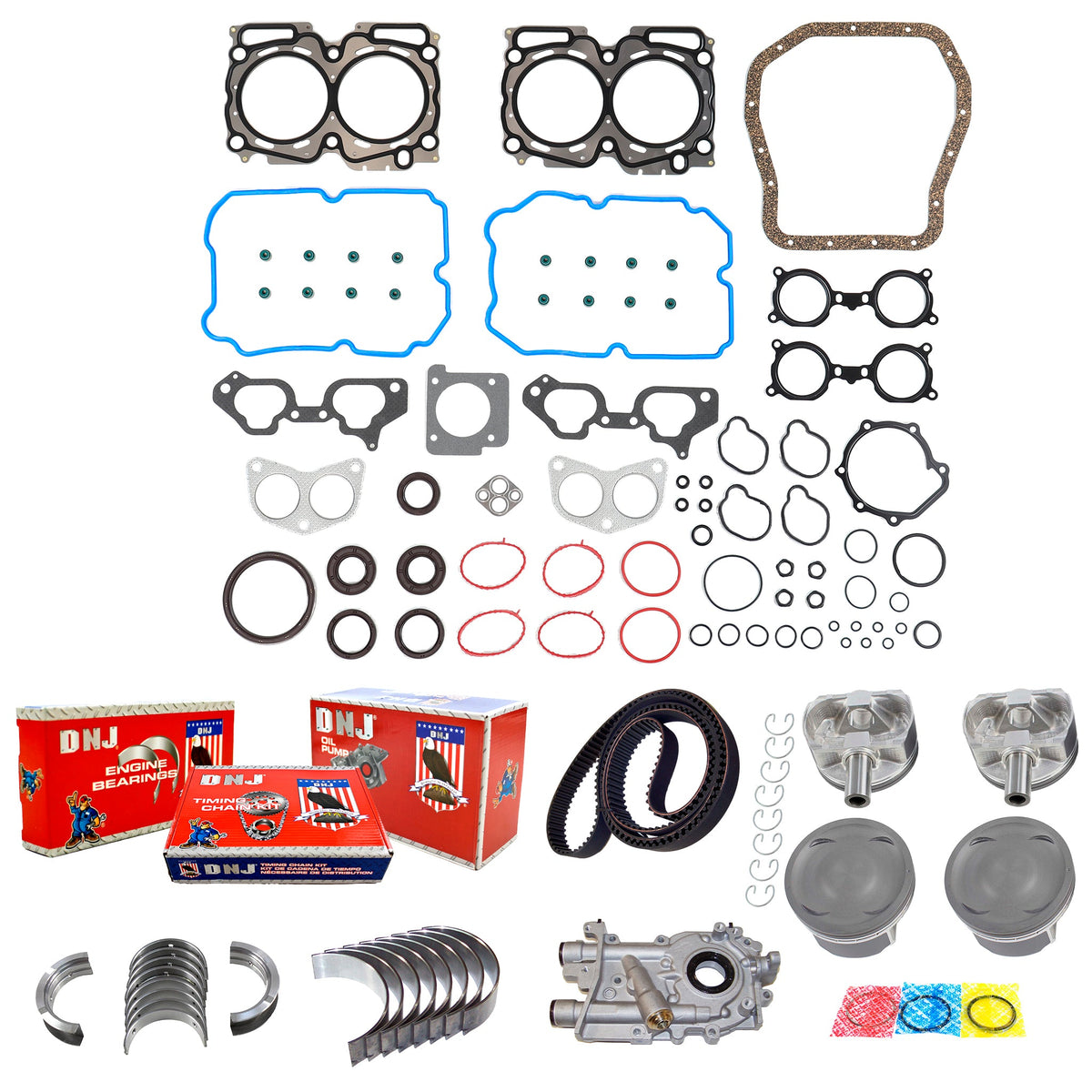 DNJ Master Engine Rebuild Kit 2004-2006 Subaru 2.5L