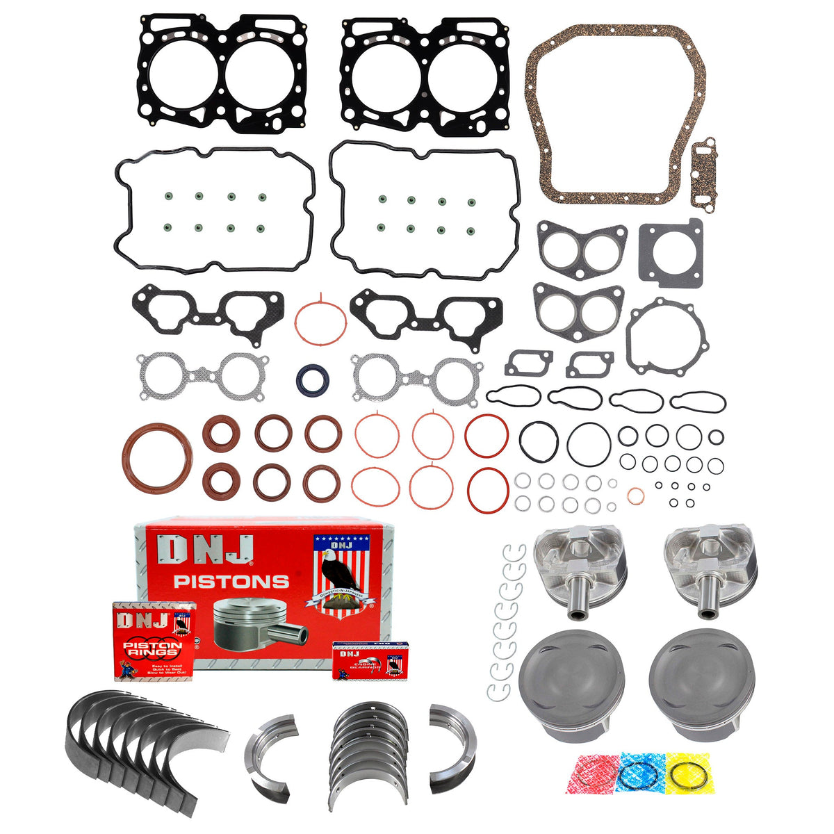 DNJ Engine Rebuild Kit 2007-2015 Subaru 2.5L