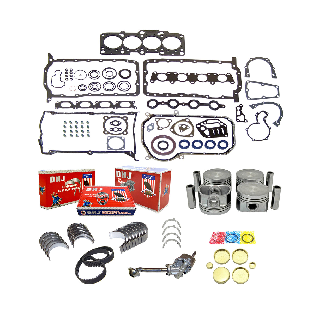 DNJ Master Engine Rebuild Kit 1997-2000 Audi, Volkswagen 1.8L