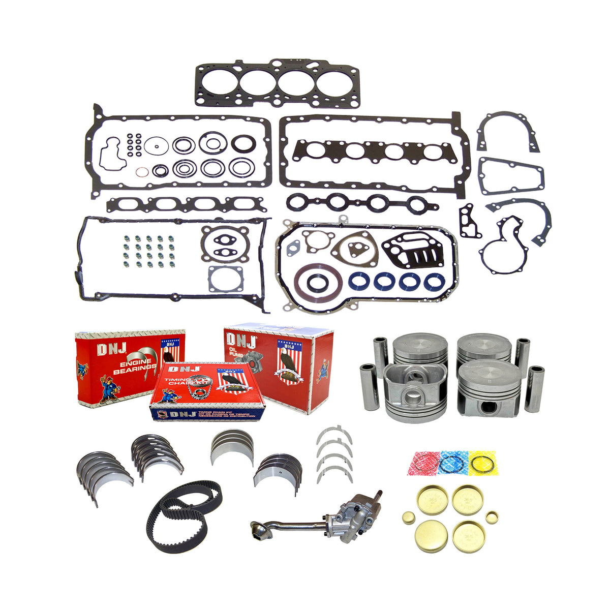 DNJ Master Engine Rebuild Kit 1997-2000 Audi, Volkswagen 1.8L