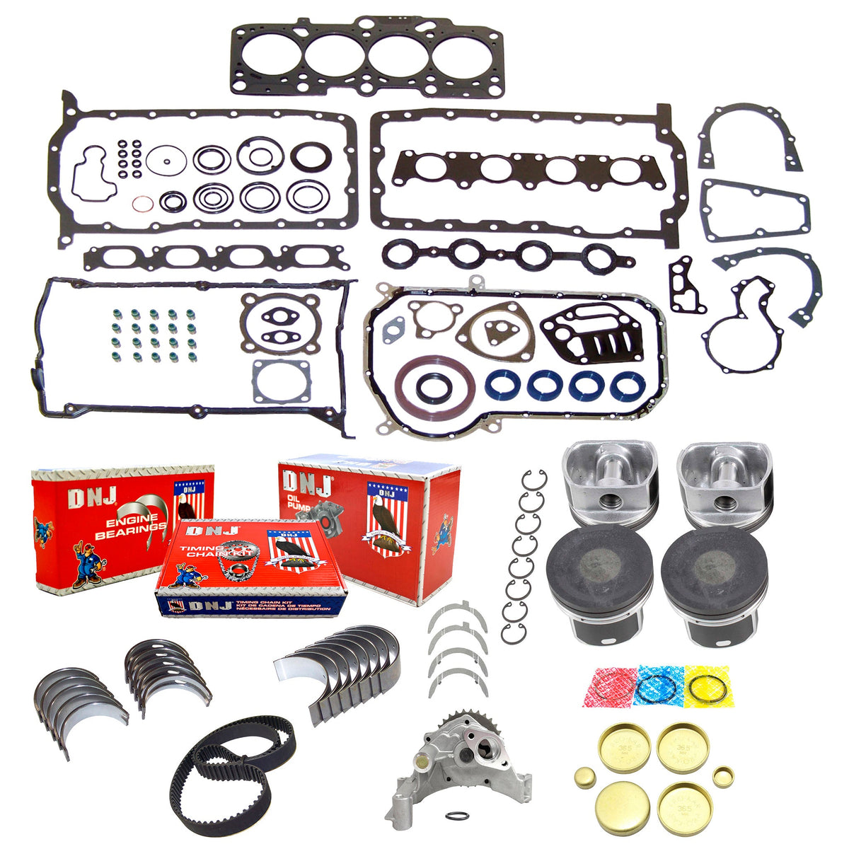 DNJ Master Engine Rebuild Kit 2001-2005 Volkswagen 1.8L