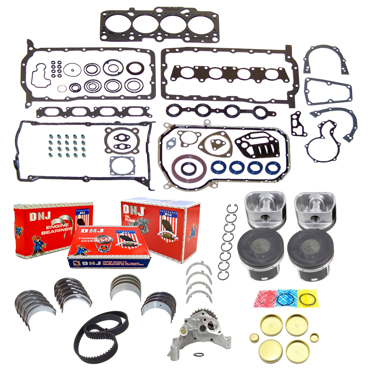 DNJ Master Engine Rebuild Kit 2001-2005 Volkswagen 1.8L