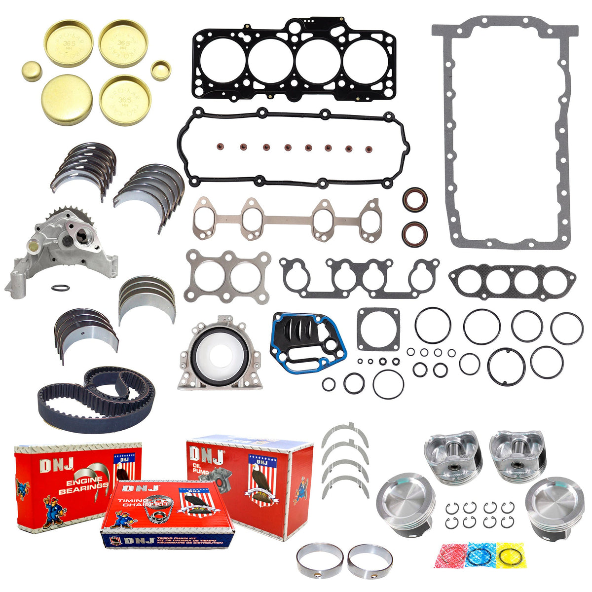 DNJ Master Engine Rebuild Kit 2001-2006 Volkswagen 2.0L L4