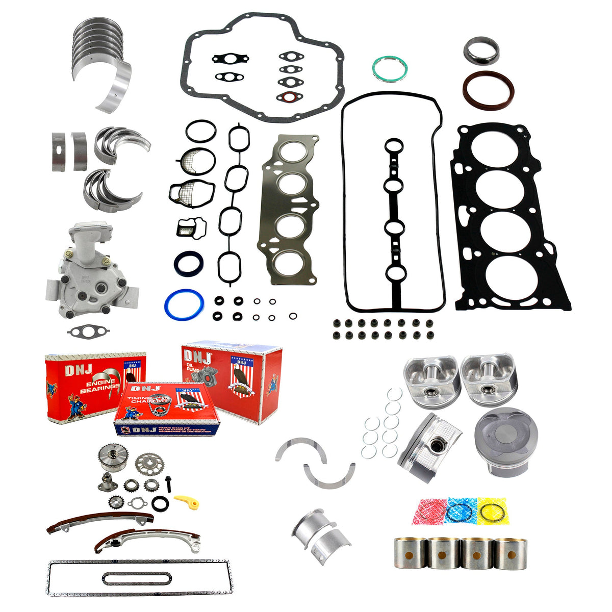 DNJ Master Engine Rebuild Kit 2007-2012 Lexus, Toyota 2.4L