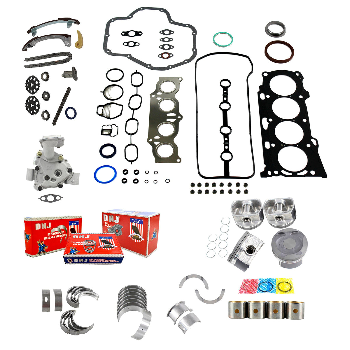 DNJ Master Engine Rebuild Kit 2007-2012 Lexus, Toyota 2.4L
