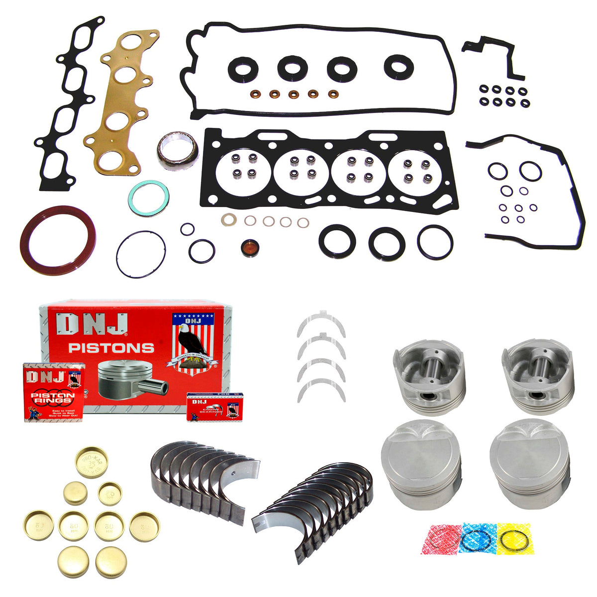 DNJ Engine Rebuild Kit 1995-1998 Toyota 1.5L