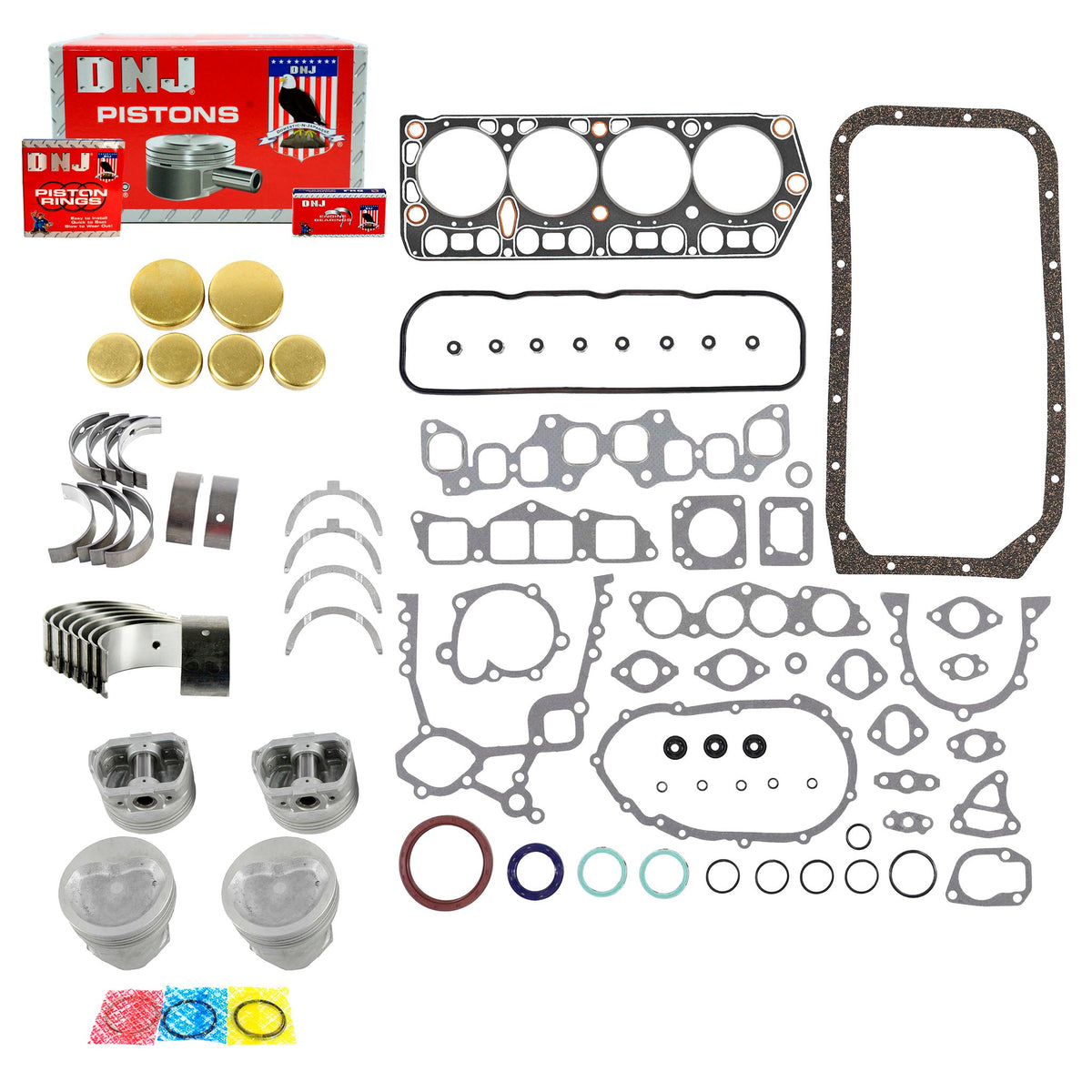 DNJ Engine Rebuild Kit 1986-1989 Toyota 2.2L