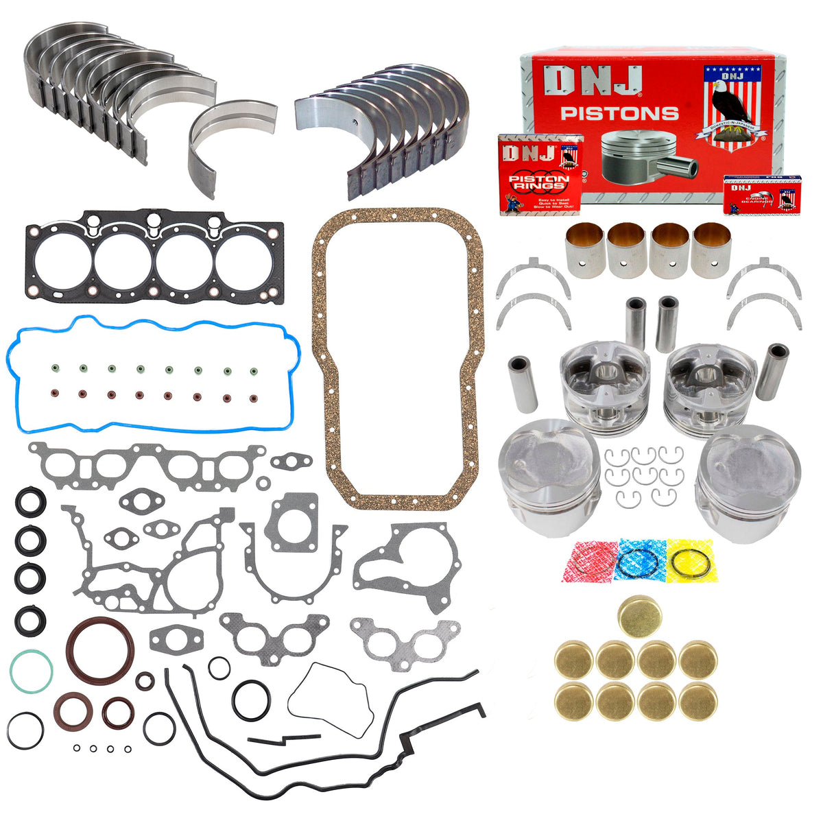 DNJ Engine Rebuild Kit 1990-1996 Toyota 2.2L