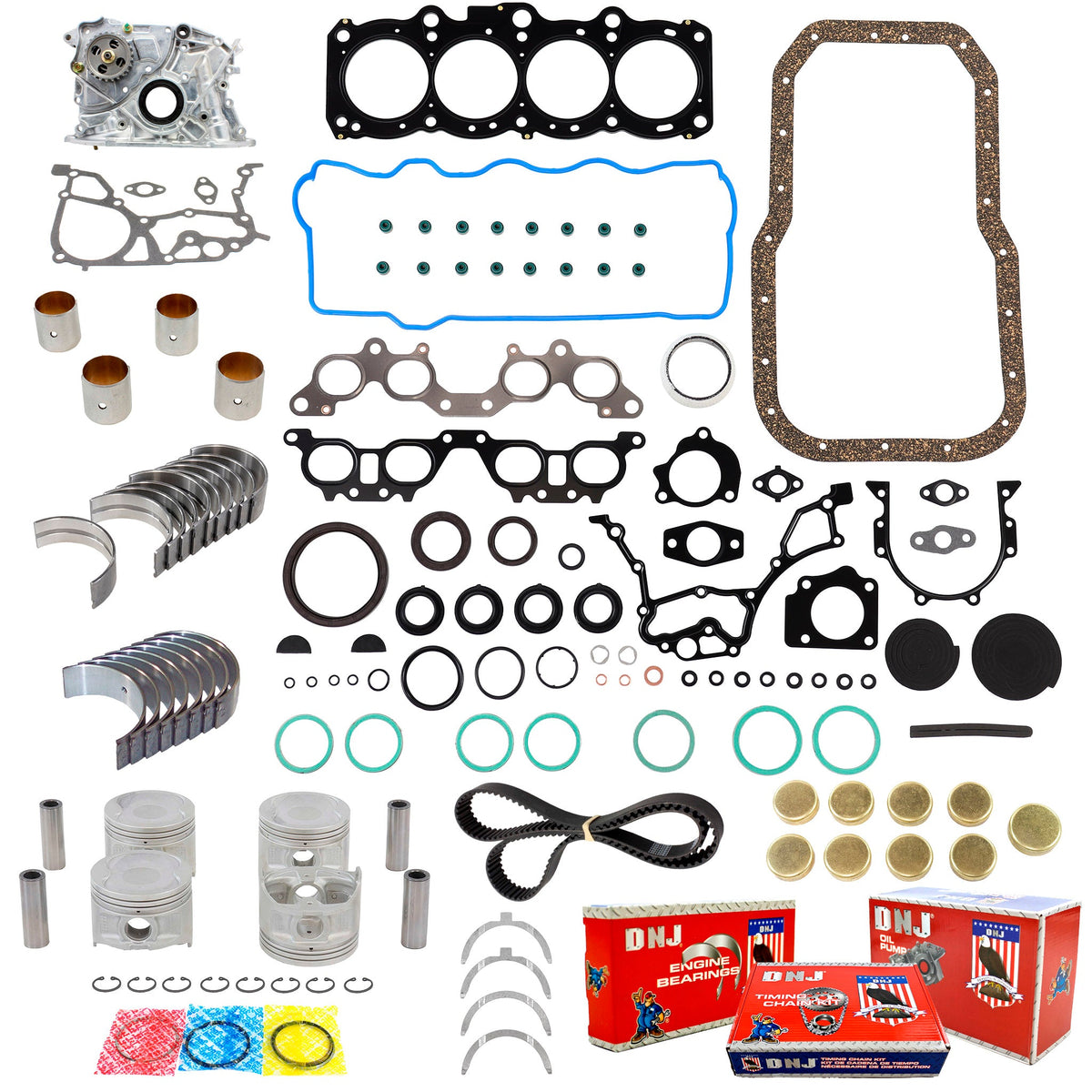 DNJ Master Engine Rebuild Kit 1996-1997 Toyota 2.0L
