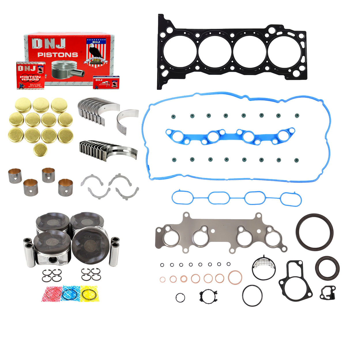 DNJ Engine Rebuild Kit 2005-2015 Toyota Tacoma 2.7L L4
