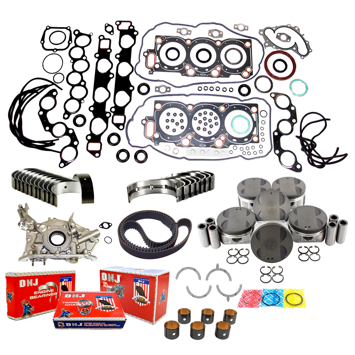 DNJ Master Engine Rebuild Kit for 1994-1999 Toyota & Lexus 3.0L V6